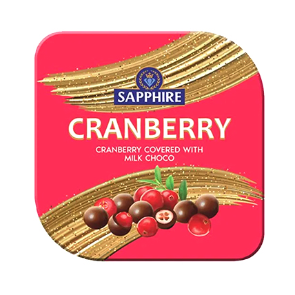 Sapphire Chocolate Cranberry With Milk Choco